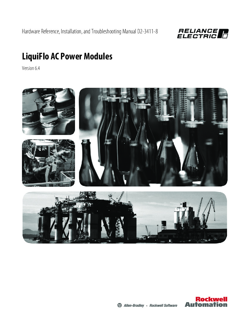 First Page Image of 2MT3000 LiquiFlo AC Power Modules Hardware Reference, Installation Troubleshooting Manual D2-3411-8.pdf